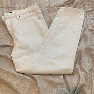 J. Crew white skinny jeans size 31.